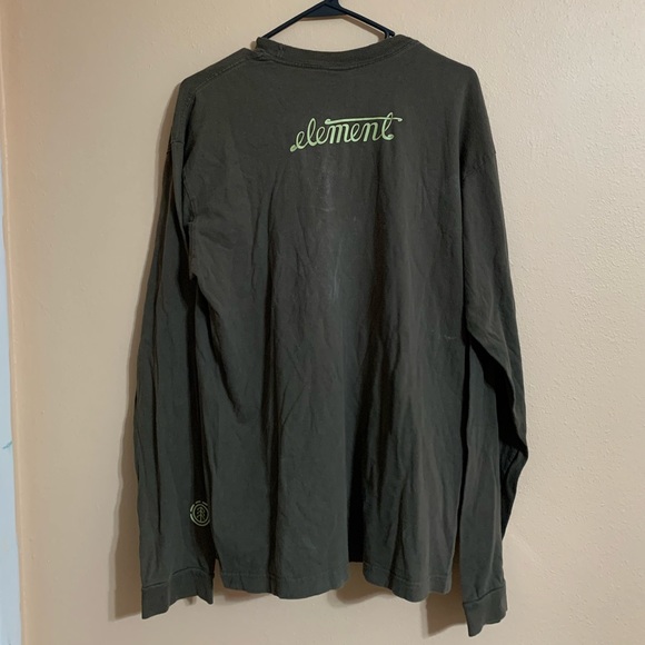 Element Skateboarding Long Sleeve Shirt Skateboard Men’s Large Wind Water Fire L - Picture 5 of 5